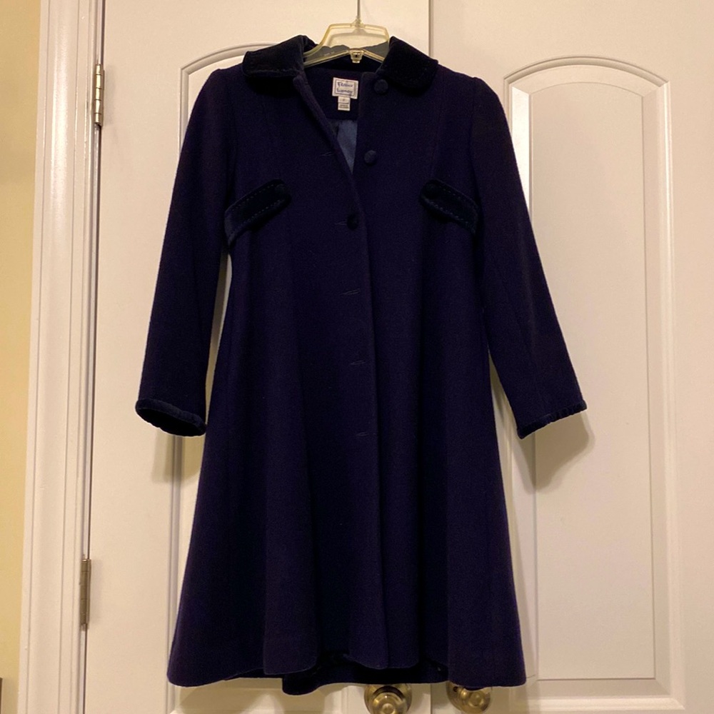 Girls Florence Eiseman Wool Dress Coat